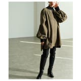 レディなスパイス加えたランタンスリーブフリースチュニック レディース ファッション | Sawa a la mode | 詳細画像4