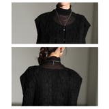 大人の余裕を纏うループフリンジベスト レディース ファッション | Sawa a la mode | 詳細画像5 