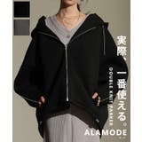 上品ラフの決定版ダブルニットボリュームパーカー レディース アウター | Sawa a la mode | 詳細画像1 