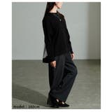 後ろ姿も美しく魅せるバックチュールニットプルオーバー レディース ファッション | Sawa a la mode | 詳細画像14 