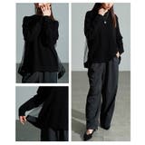 後ろ姿も美しく魅せるバックチュールニットプルオーバー レディース ファッション | Sawa a la mode | 詳細画像17 