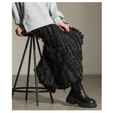 揺れる質感が主役のフリンジニットスカート レディース ボトムス | Sawa a la mode | 詳細画像15