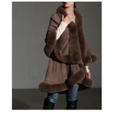 さっと羽織れるラグジュアリーフェイクファーポンチョ レディース ファッション | Sawa a la mode | 詳細画像20 