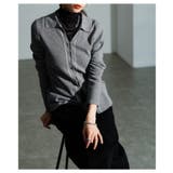 知的な大人ムード漂う配色ラインリブニットポロカーディガン レディース ファッショ… | Sawa a la mode | 詳細画像12 