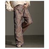 控えめな華やぎ纏う小花柄ジャガードストレートパンツ レディース ファッション | Sawa a la mode | 詳細画像8 