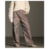 控えめな華やぎ纏う小花柄ジャガードストレートパンツ レディース ファッション | Sawa a la mode | 詳細画像11 