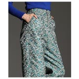 控えめな華やぎ纏う小花柄ジャガードストレートパンツ レディース ファッション | Sawa a la mode | 詳細画像17 