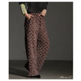 モードな個性を放つ立体フリンジワイドストレートパンツ レディース ファッション | Sawa a la mode | 詳細画像2 