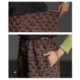 モードな個性を放つ立体フリンジワイドストレートパンツ レディース ファッション | Sawa a la mode | 詳細画像5 