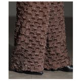 モードな個性を放つ立体フリンジワイドストレートパンツ レディース ファッション | Sawa a la mode | 詳細画像8 