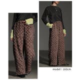 モードな個性を放つ立体フリンジワイドストレートパンツ レディース ファッション | Sawa a la mode | 詳細画像9 