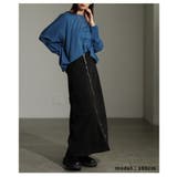 エッジを効かすカーブジップAラインカーゴ風スカート レディース ファッション | Sawa a la mode | 詳細画像12