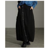 エッジを効かすカーブジップAラインカーゴ風スカート レディース ファッション | Sawa a la mode | 詳細画像13