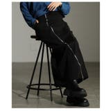 エッジを効かすカーブジップAラインカーゴ風スカート レディース ファッション | Sawa a la mode | 詳細画像16