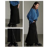 エッジを効かすカーブジップAラインカーゴ風スカート レディース ファッション | Sawa a la mode | 詳細画像17