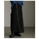 エッジを効かすカーブジップAラインカーゴ風スカート レディース ファッション | Sawa a la mode | 詳細画像18