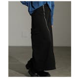 エッジを効かすカーブジップAラインカーゴ風スカート レディース ファッション | Sawa a la mode | 詳細画像21