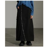 エッジを効かすカーブジップAラインカーゴ風スカート レディース ファッション | Sawa a la mode | 詳細画像22