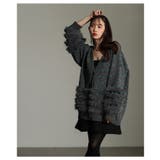 大人リュクスなジャガード×ファーボーダーニットカーディガン レディース ファッシ… | Sawa a la mode | 詳細画像20 