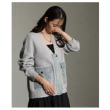周りと差を付ける異素材デニム×リブニットカーディガン レディース ファッション | Sawa a la mode | 詳細画像16 