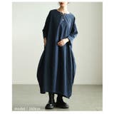 隠して魅せるロングデニムワンピース レディース ワンピース | Sawa a la mode | 詳細画像13 