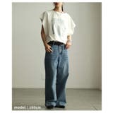 シルエットで差がつくカーブデニム レディース ジーンズ | Sawa a la mode | 詳細画像7 