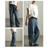 シルエットで差がつくカーブデニム レディース ジーンズ | Sawa a la mode | 詳細画像17 