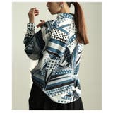 着るだけで印象美のアートパターンシャツ レディース トップス | Sawa a la mode | 詳細画像14 