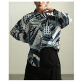 着るだけで印象美のアートパターンシャツ レディース トップス | Sawa a la mode | 詳細画像15 
