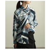 着るだけで印象美のアートパターンシャツ レディース トップス | Sawa a la mode | 詳細画像16 
