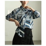 着るだけで印象美のアートパターンシャツ レディース トップス | Sawa a la mode | 詳細画像18 