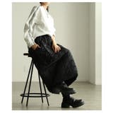構築美を的う切替キルティング中綿ボリュームスカート レディース ファッション | Sawa a la mode | 詳細画像15 