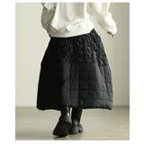 構築美を的う切替キルティング中綿ボリュームスカート レディース ファッション | Sawa a la mode | 詳細画像16 