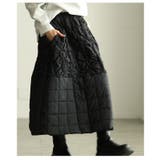 構築美を的う切替キルティング中綿ボリュームスカート レディース ファッション | Sawa a la mode | 詳細画像19 