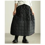 構築美を的う切替キルティング中綿ボリュームスカート レディース ファッション | Sawa a la mode | 詳細画像21 