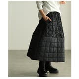 構築美を的う切替キルティング中綿ボリュームスカート レディース ファッション | Sawa a la mode | 詳細画像22 