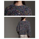 ホリデー気分高まるカラフルネップMIXニットトップス レディース ファッション | Sawa a la mode | 詳細画像5