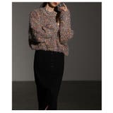 ホリデー気分高まるカラフルネップMIXニットトップス レディース ファッション | Sawa a la mode | 詳細画像14