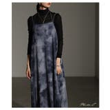 レイヤードが映えるマーブルプリントチュールキャミワンピース レディース | Sawa a la mode | 詳細画像2 