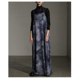 レイヤードが映えるマーブルプリントチュールキャミワンピース レディース | Sawa a la mode | 詳細画像9 