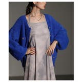 レイヤードが映えるマーブルプリントチュールキャミワンピース レディース | Sawa a la mode | 詳細画像10 