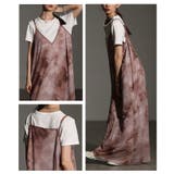 レイヤードが映えるマーブルプリントチュールキャミワンピース レディース | Sawa a la mode | 詳細画像18 