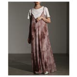 レイヤードが映えるマーブルプリントチュールキャミワンピース レディース | Sawa a la mode | 詳細画像20 