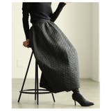 冬の主役になるハートキルティング中綿コクーンスカート レディース ファッション | Sawa a la mode | 詳細画像4 