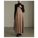 異素材ミックスで魅せるサイドラインジャンパースカート レディース ワンピース | Sawa a la mode | 詳細画像18 