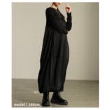 異素材で魅せるコクーンワンピース レディース ワンピース | Sawa a la mode | 詳細画像7 