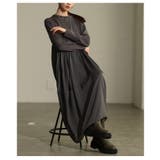 異素材で魅せるコクーンワンピース レディース ワンピース | Sawa a la mode | 詳細画像14 