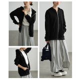 羽織るだけでこなれ感のダブルジップパーカー レディース アウター | Sawa a la mode | 詳細画像17 