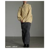 惹き込まれる陰影纏うエンボスチェックニットスカート レディース ファッション | Sawa a la mode | 詳細画像22 