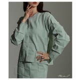 スタイルが研ぎ澄まされるエンボスチェックニットカーディガン レディース | Sawa a la mode | 詳細画像2 